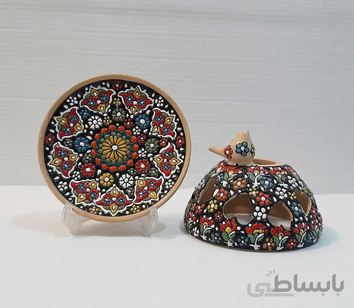 کره خوری درب دار میناکاری