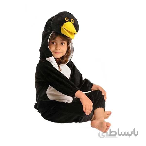 عروسک تن پوش حیوانات شادی رویان مدل کلاغ (سایز 1)