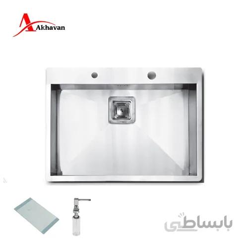 سینک ظرفشویی توکار اخوان ا Akhavan Single Bowl Sink 338