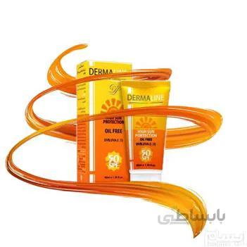 ضدآفتاب فاقد چربی SPF50 درمالاین