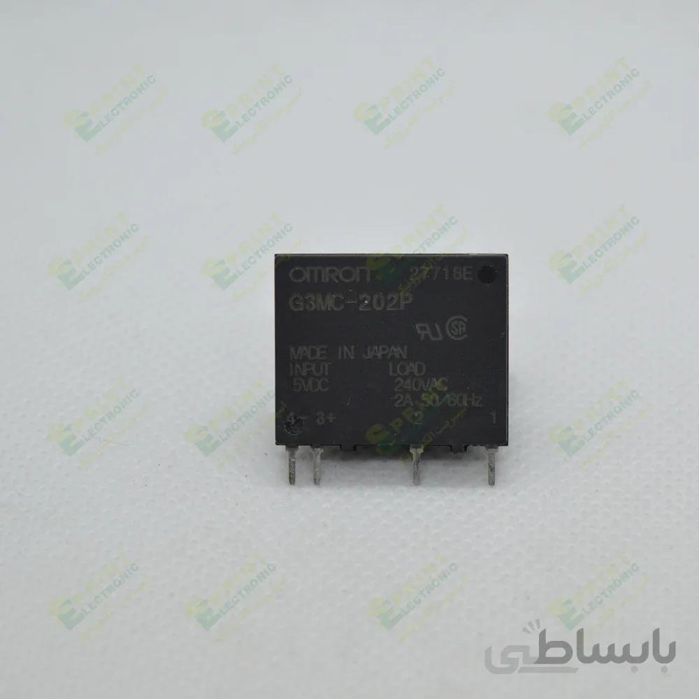 رله الکترونیکی 5 ولت SSR روبردی 4 پایه تک فاز 2 آمپر DC/AC