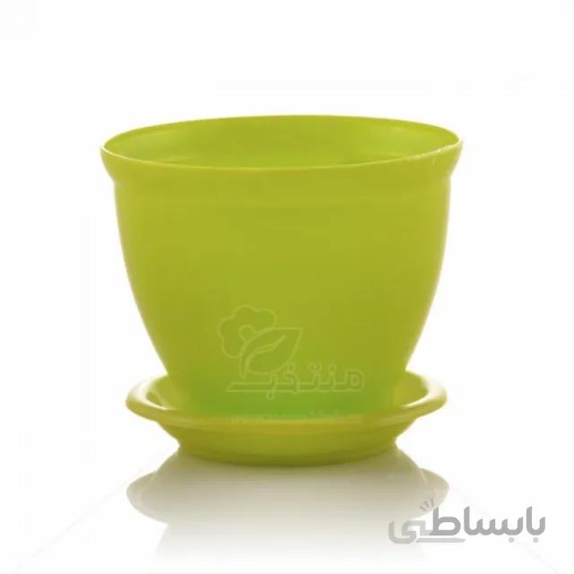 گلدان پلاستیکی گرد مدل A2 ارتفاع 9 سانتیمتر