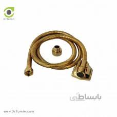 شلنگ آفتابه راسان (مدل طلا مات کد: 41890)