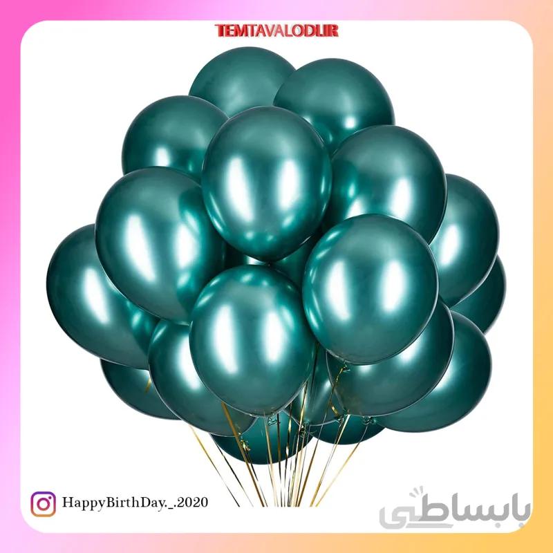 بادکنک کروم سبز