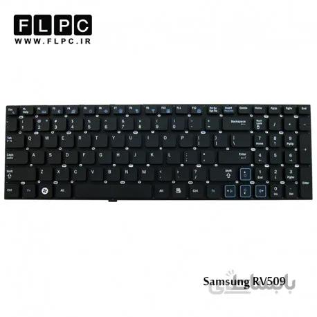 کیبورد لپ تاپ سامسونگ Samsung RV509 Laptop Keyboard مشکی-اینتر کوچک-بدون فریم