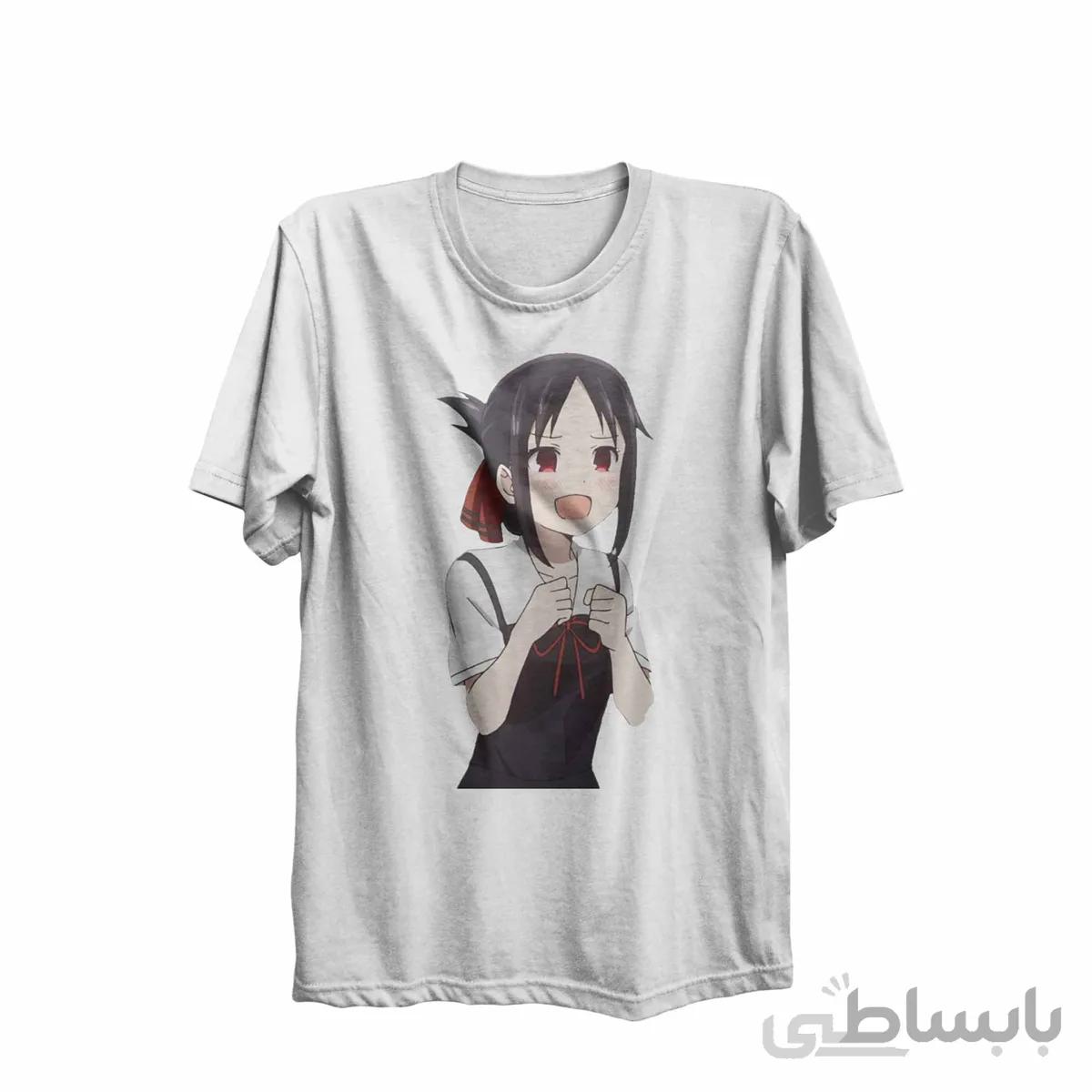 تیشرت یقه گرد سفید طرح انیمه کاگویا ساما: عشق جنگ است Kaguya-Sama: Love Is War کد KCT10457 کد 285194