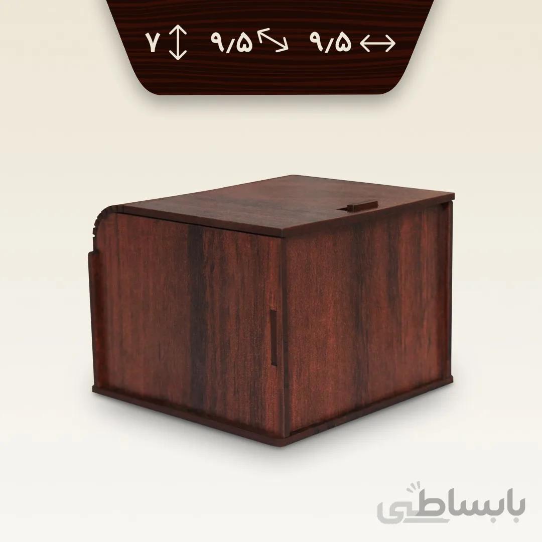 جعبه کادو چوبی 9 * 9 * 7 – کد FPG0014