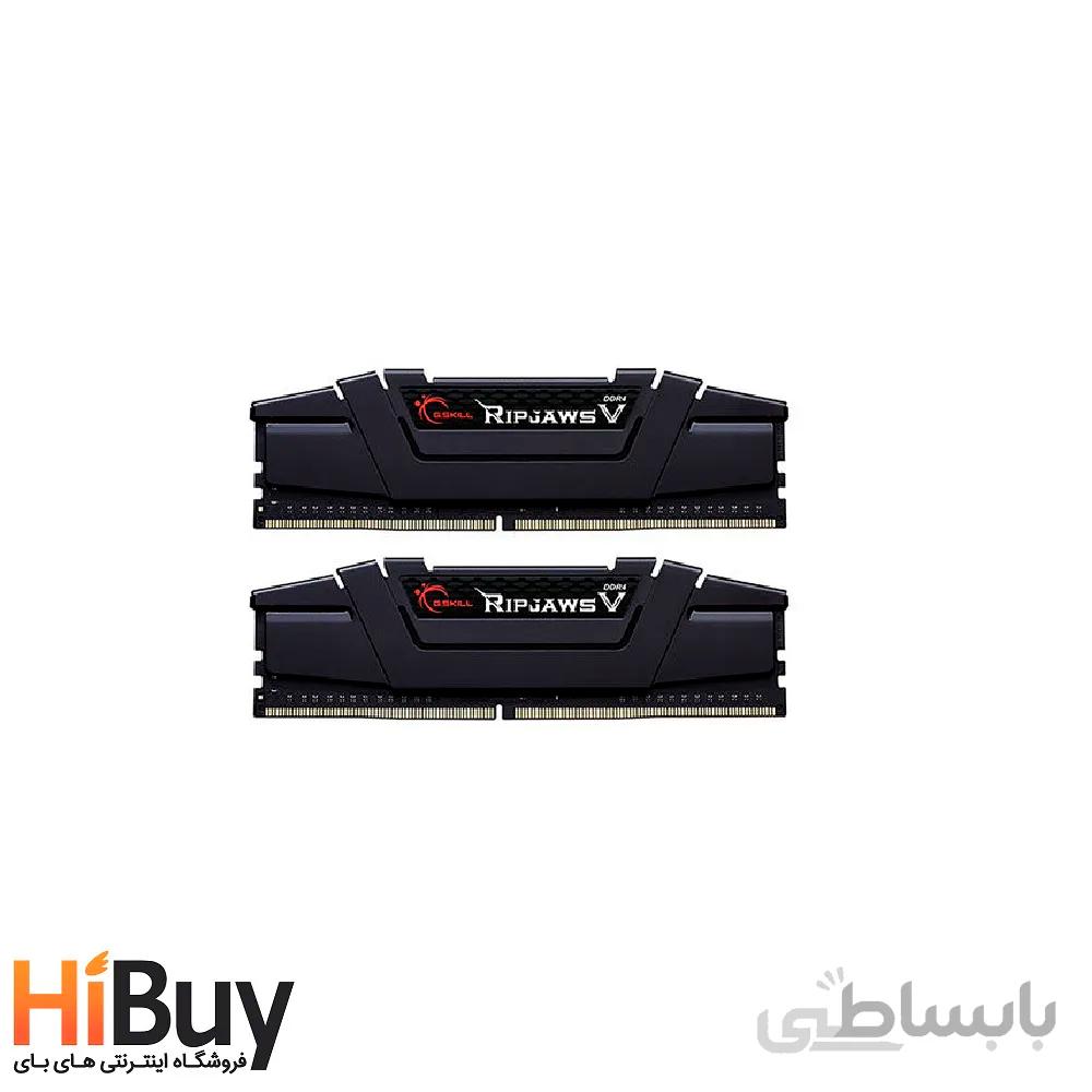 رم دسکتاپ DDR4دوکاناله 4000 مگاهرتز جی.اسکیلCL18 مدل RIPJAWS V ظرفیت 16گیگابایت ا G.SKILL DDR4 4000MHZ CL18 RIPJAWS V - RAM 16G