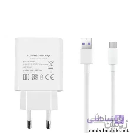 شارژر، کابل شارژ و آداپتور فست شارژ تایپ سی اصلی گوشی هواوی Honor 20 Pro