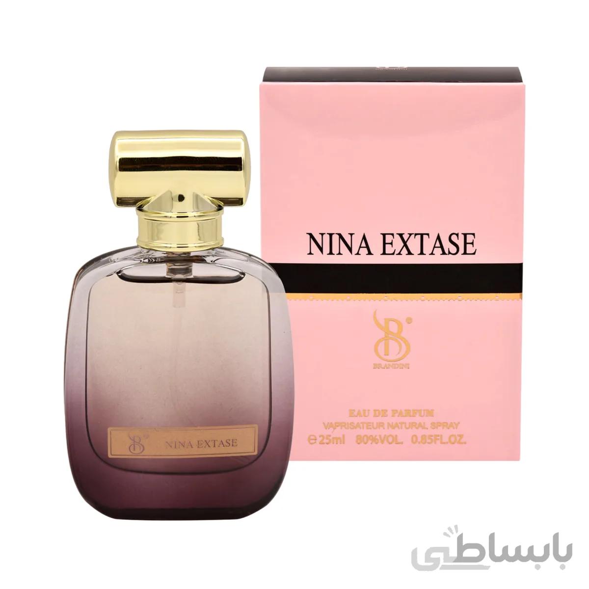 عطر جیبی زنانه برندینی مدل Nina Extase حجم 25 میل