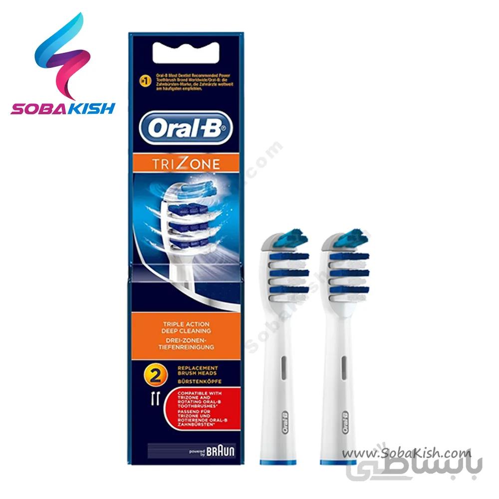 سری یدک مسواک برقی اورال بی TriZone ا Oral-B TriZone electric toothbrush Head towel series
