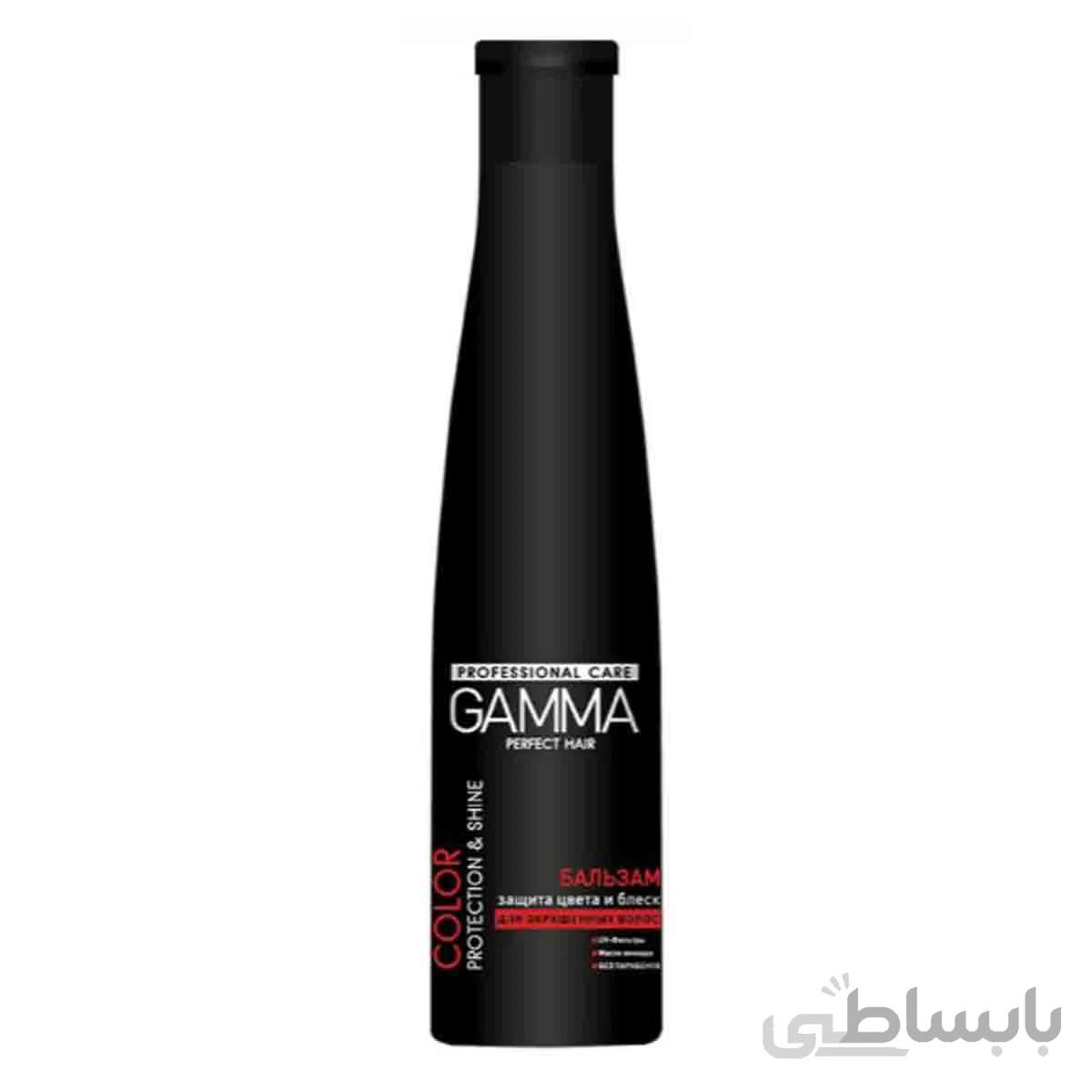 نرم کننده مراقبت حرفه ای موهای رنگ شده - محافظ و براق کننده گاما - GAMMA