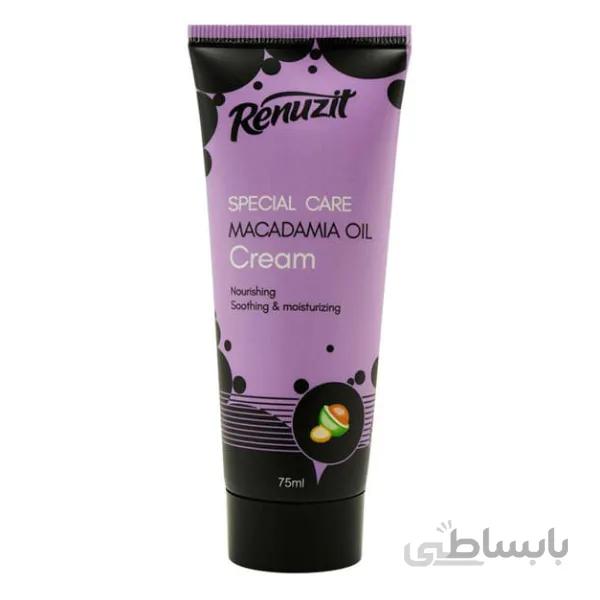 کرم مرطوب کننده حاوی روغن ماکادمیا 75میل فانتزی رینوزیت ا Renuzit Macadamia Oil Cream 75ml