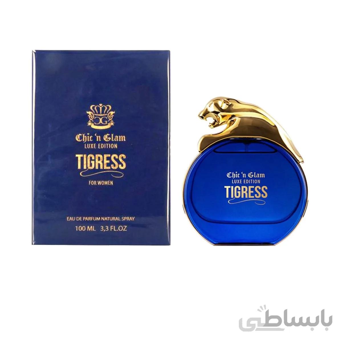 ادکلن زنانه چیک ان گلم مدل لوکس ادیشن تایگرز (Chic ‘n Glam)luxe edition tigress حجم 100میل