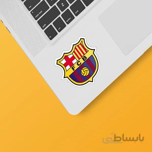 استیکر لپ تاپ طرح بارسلونا کد ۰۱