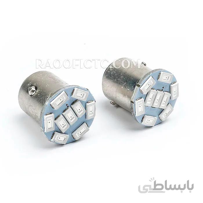 لامپ فندقی دو کنتاکت قرمز smd