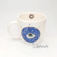 ماگ چشم نظر سرامیکی و دستساز طرح 3۱