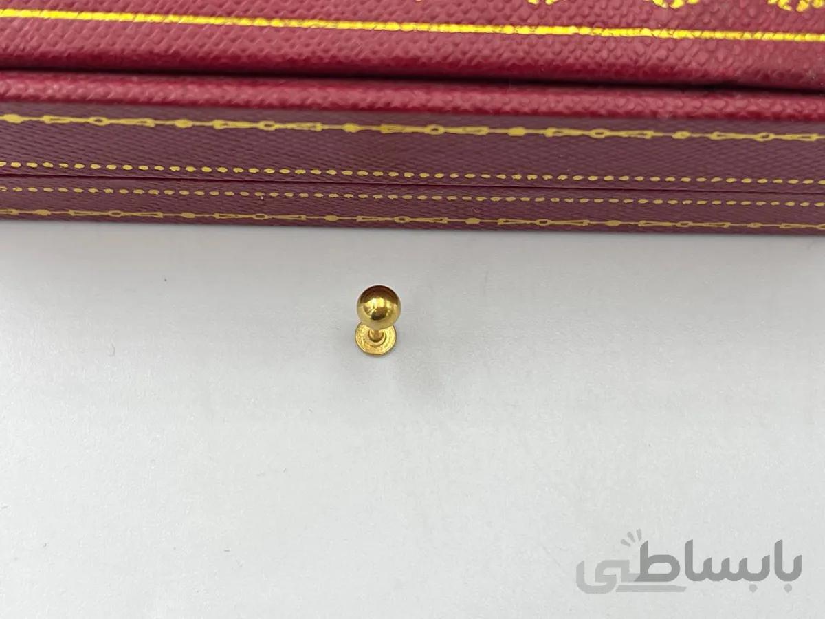 پیرسینگ لب گوی طلایی