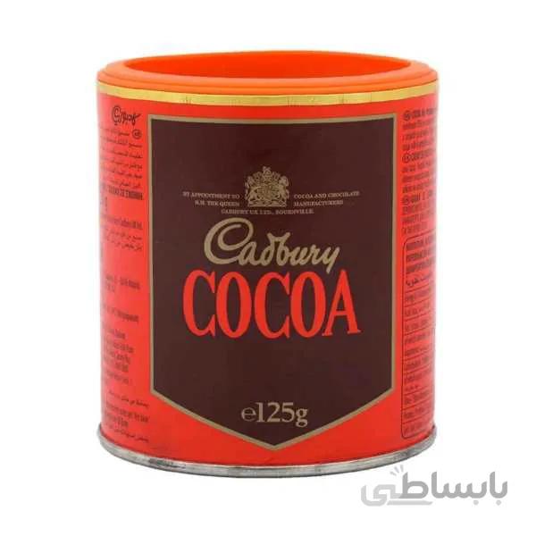 قوطی پودر کاکائو کدبری مدل Cocoa 125 گرمی