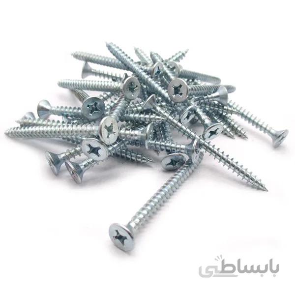 پیچ نصب کابینت m6 طول 7 سانتیمتر چهارسو ایرانی بسته 25 عددی