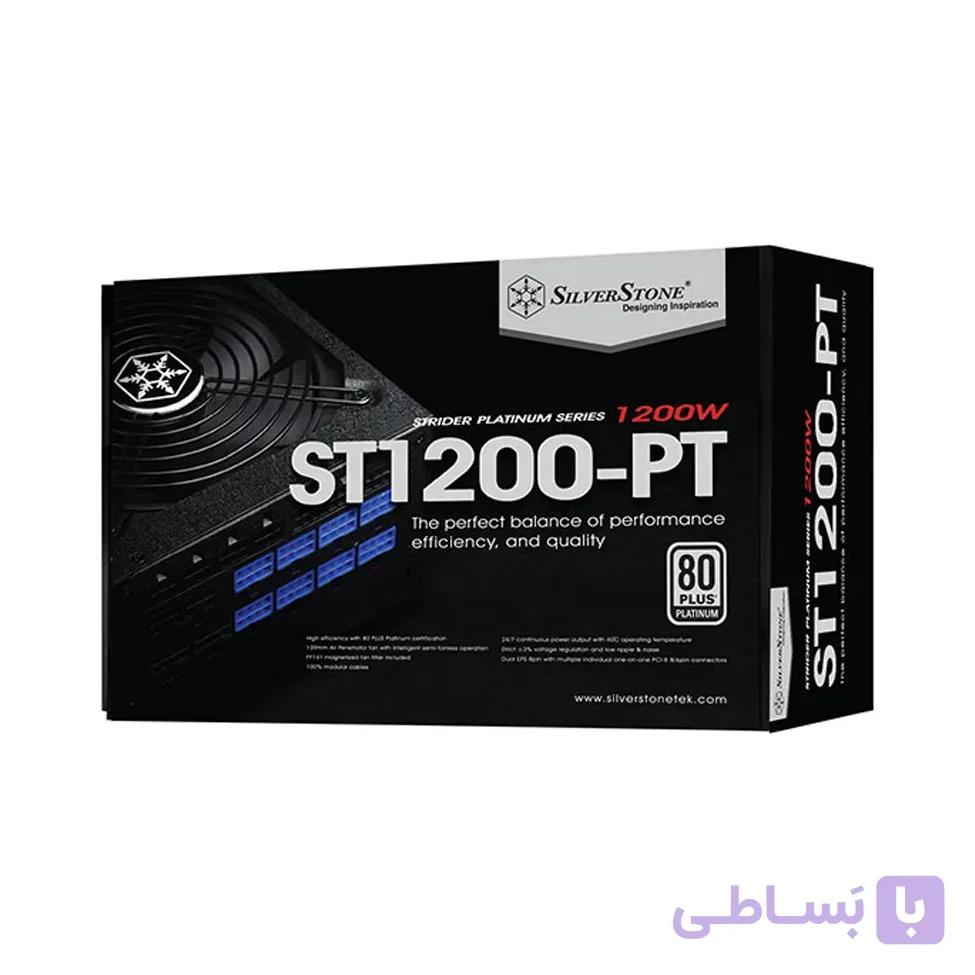 منبع تغذیه کامپیوتر سیلوراستون مدل Strider Platinum SST-ST1200-PT