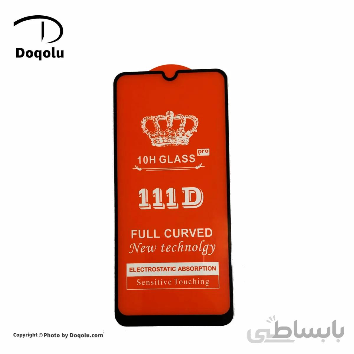گلس فول محافظ صفحه نمایش شیشه ای سامسونگSamsung A30S مدل 111D