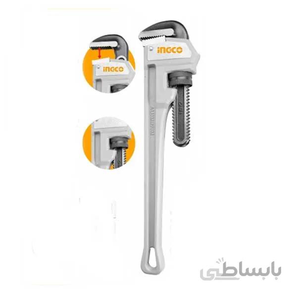 آچار لوله گیر 18 اینچ صنعتی آلومینیومی اینکو مدل HALPW0118