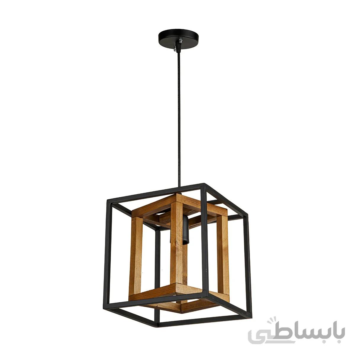 لوستر آویز تک شعله چشمه نور کد 2221/1BK