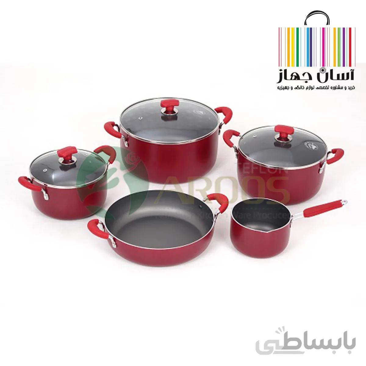 سرویس پخت و پز 8 پارچه عروس مدل Mahtab