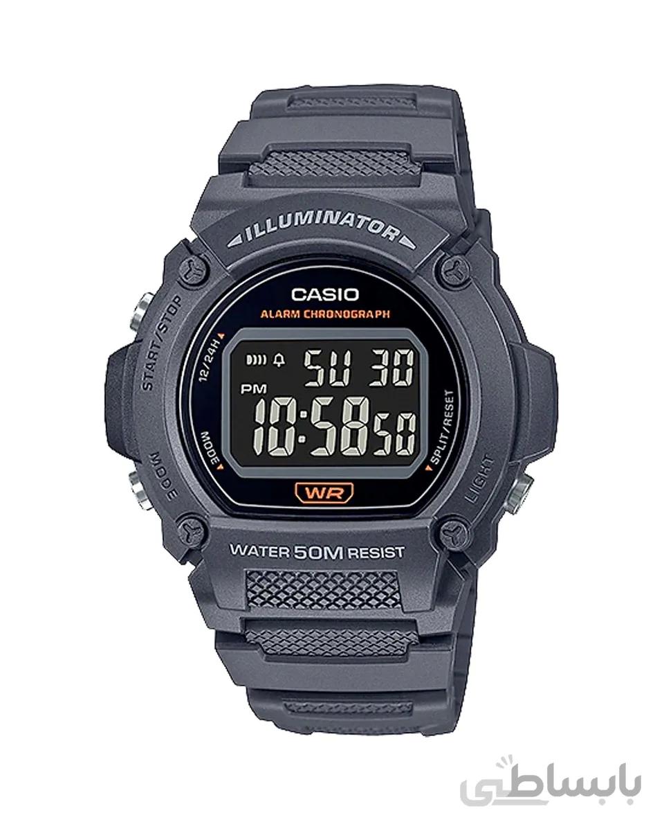 ساعت مچی مردانه کاسیو CASIO W-219H-8BV