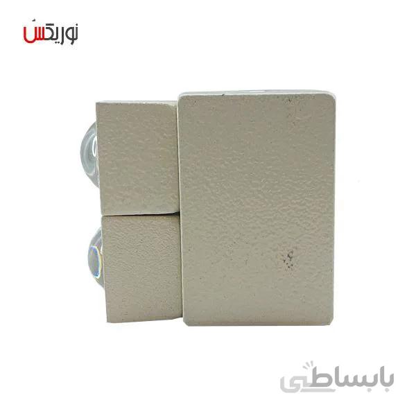 چراغ دکوراتیو دیواری مربعی یک طرفه 2 وات