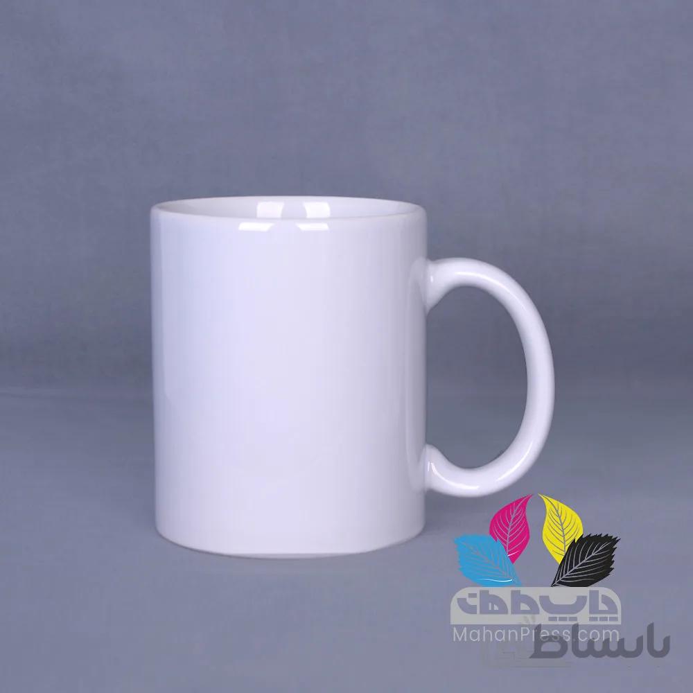 چاپ روی لیوان ماگ سرامیکی سفید