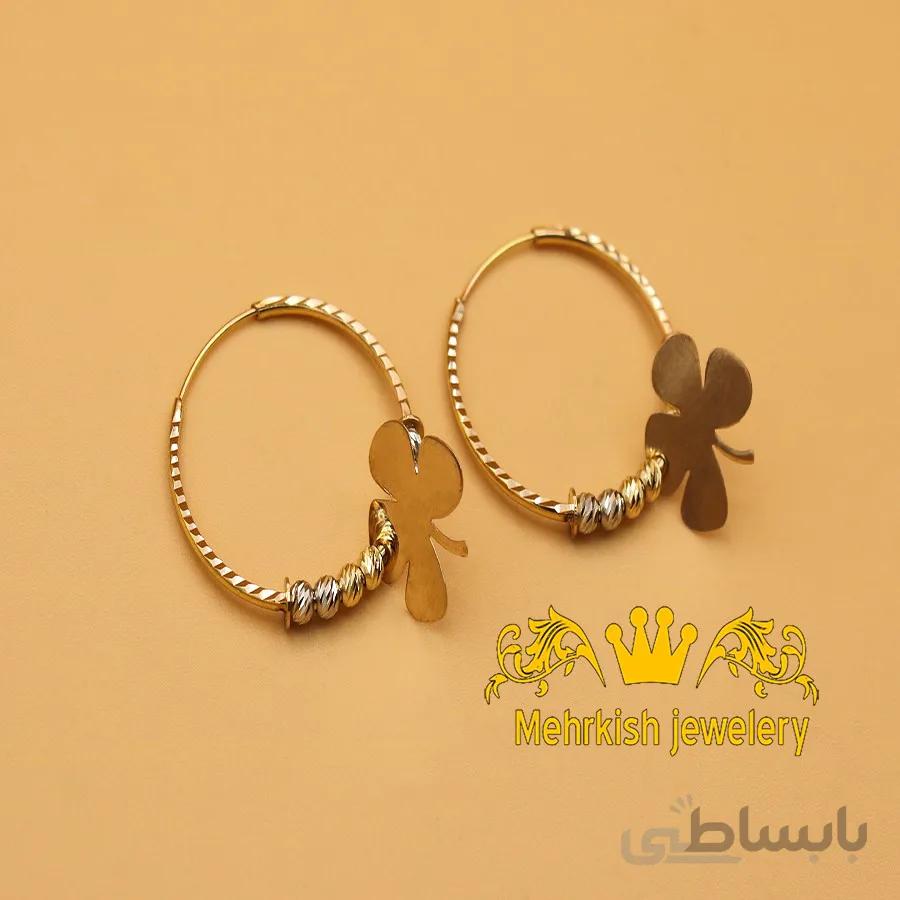 گوشواره حلقه ای فلاور