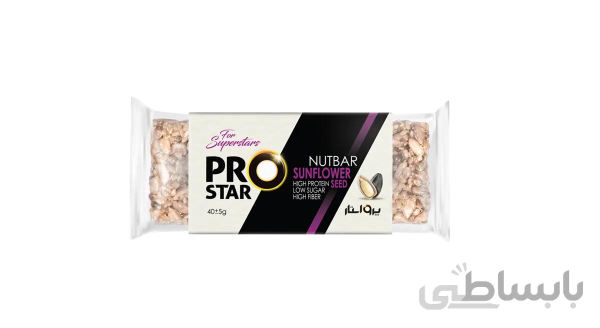 نات بار تخم آفتابگردان فشرده پرو استار / PRO STAR nutbar sunflower seed