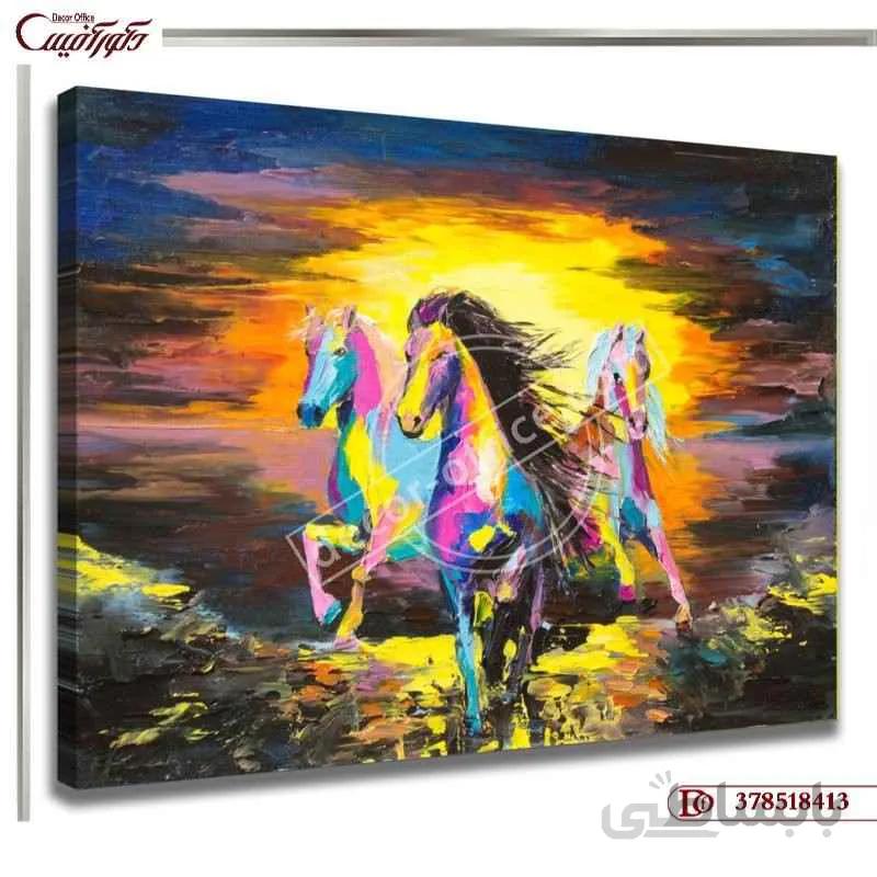 تابلو اسب 8413 ا Horse Table 8413