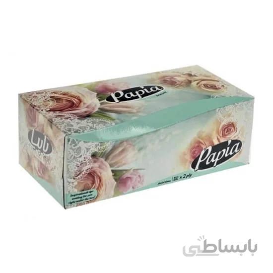 دستمال کاغذی 100 برگ 3 لایه پاپیا papia