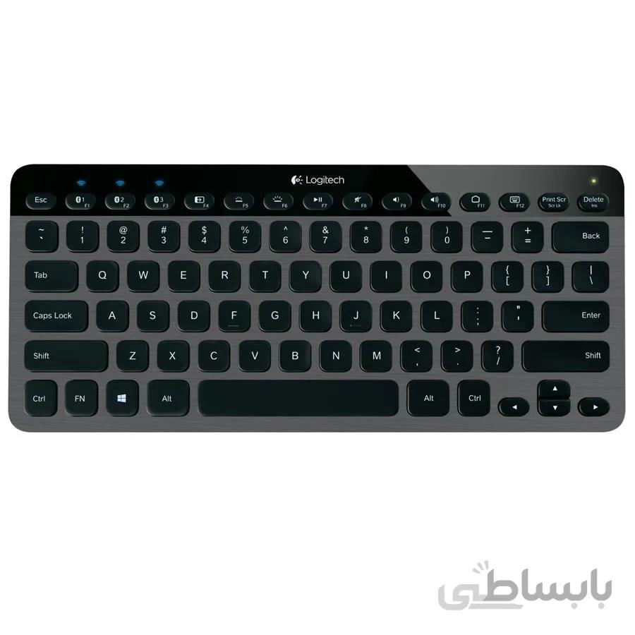 کیبورد بی سیم لاجیتک مدل کی 810 ا کیبورد لاجیتک K810 Bluetooth Illuminated Keyboard