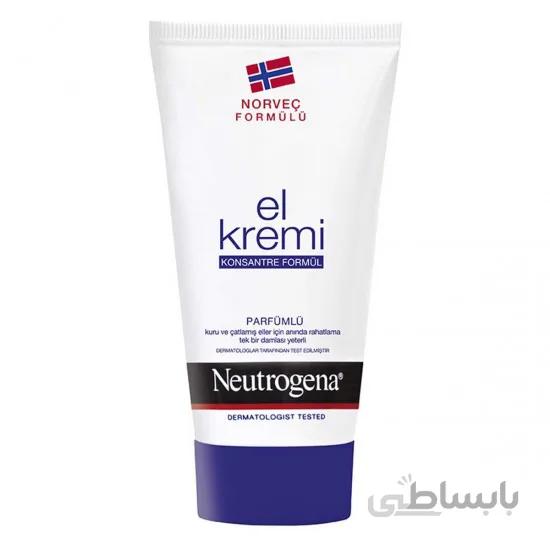 کرم دست کنسانتره (غلیظ شده) معطر نیتروژنا Neutrogena حجم 75 میل