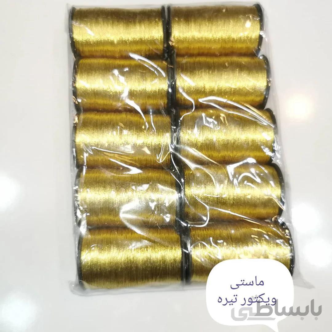 نخ گلابتون ماستی تیره ویکتور s103