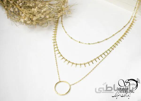 گردنبند استیل زنانه کد 5823