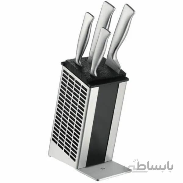 سرویس چاقو 5 پارچه دبلیو ام اف مدل WMF Knife block with knives GRAND GOURMET