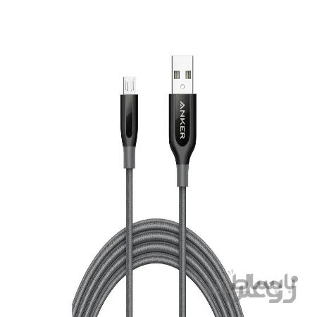 کابل تبدیل USB به Micro USB انکر مدل A8143 PowerLine Plus طول 180 سانتی متر
