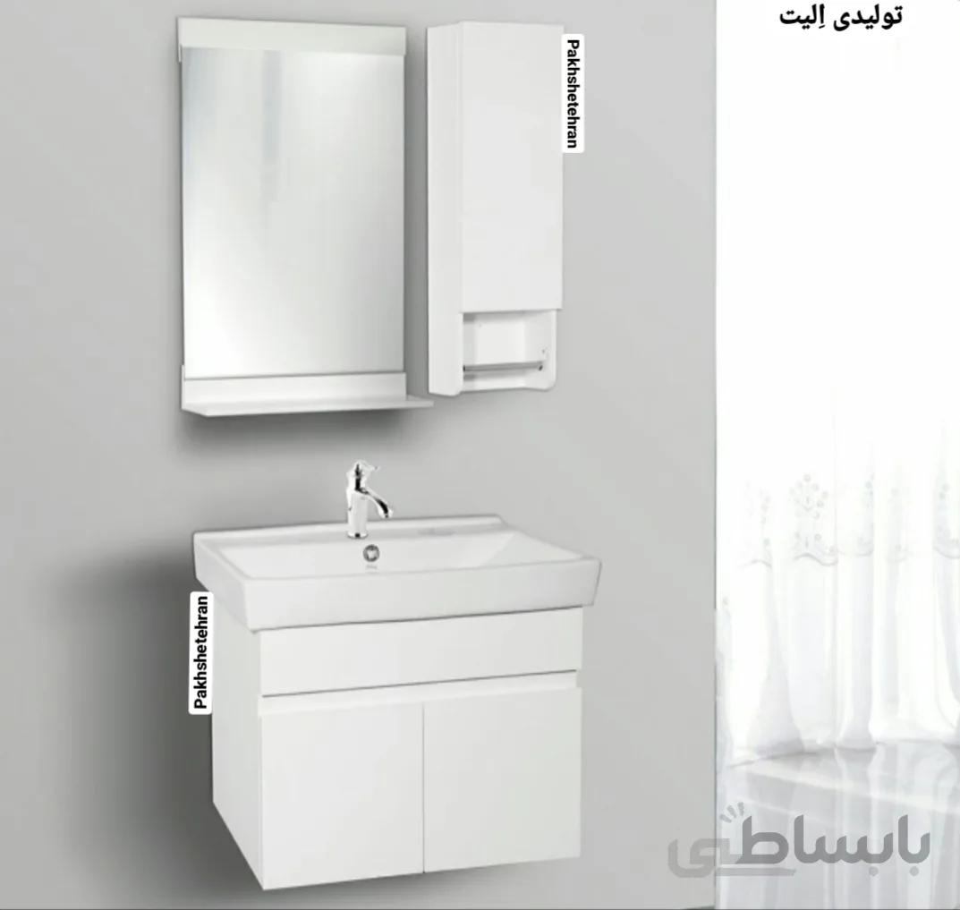 روشویی کابینت دار آنتیک دیواری60 سانت ا روشویی کابینت دار آنتیک دیواری60 سانت
