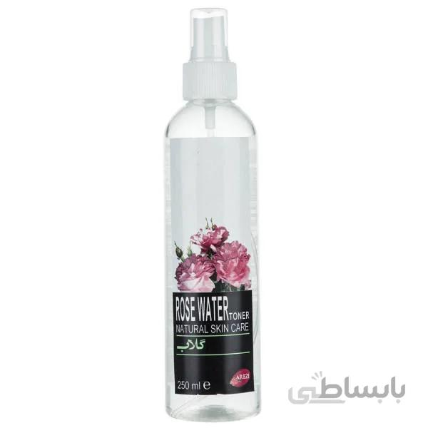 تونر گلاب عارضی 250 میل ا Arezi Rose Water Toner Spray 250ml