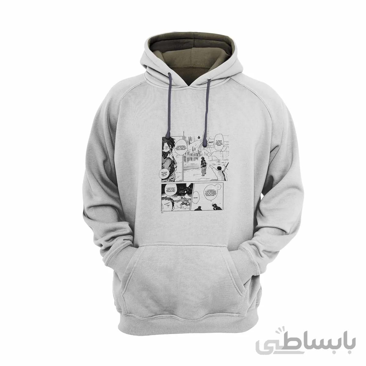 هودی سفید طرح انیمه ورود به افق Log Horizon کد KCT10461 کد 285405