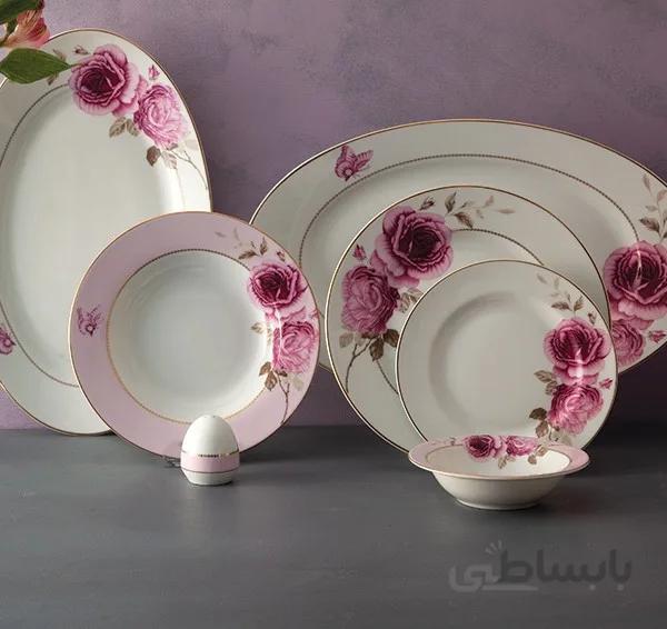 سرویس 28پارچه رزفلاور درجه عالی