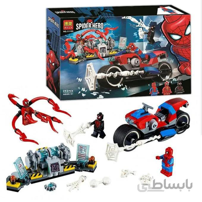 لگو ساختنی موتور اسپایدرمن و اختاپوس bela11186