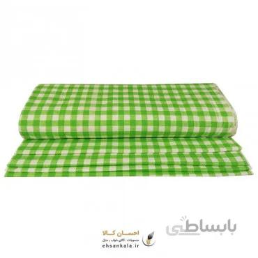 پارچه دستمال آشپزخانه طرح چهارخونه پنبه ای