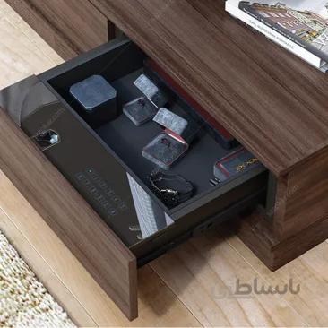گاوصندوق کشویی داخل کمد و میز با اثر انگشت عرض 48 فانتونی مدل J407 ا Fantoni J407 safe deposit