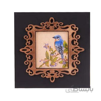 تابلو نگارگری طرح پرنده